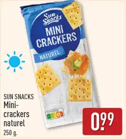 ALDI Sun Snacks Mini-crackers naturel aanbieding
