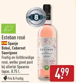 ALDI Esteban rosé aanbieding