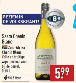 ALDI Saam Chenin Blanc aanbieding