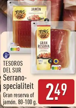 ALDI Tesoros del Sur Serrano specialiteit aanbieding