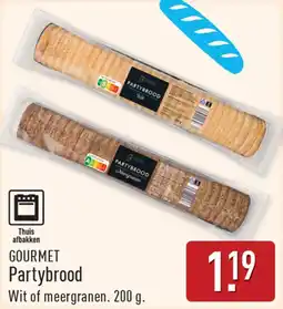 ALDI Gourmet Partybrood aanbieding
