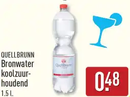 ALDI Quellbrunn Bronwater koolzuurhoudend aanbieding