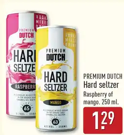 ALDI Premium Dutch Hard seltzer aanbieding