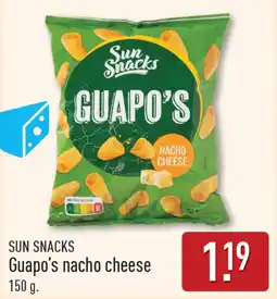ALDI Sun Snacks Guapo's nacho cheese aanbieding