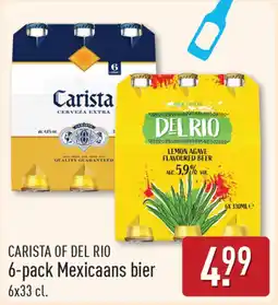 ALDI Carista of Del Rio 6-pack Mexicaans bier aanbieding