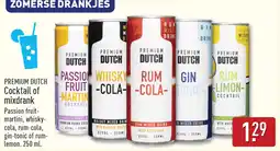 ALDI Premium Dutch Cocktail of mixdrank aanbieding