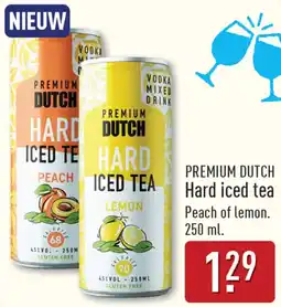ALDI Premium Dutch Hard iced tea aanbieding
