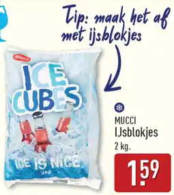 ALDI Mucci IJsblokjes aanbieding