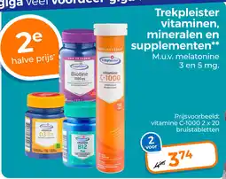 Trekpleister Trekpleister vitaminen, mineralen en supplementen aanbieding
