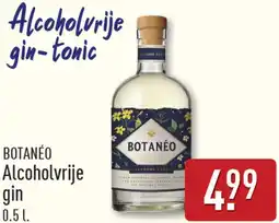 ALDI Botanéo Alcoholvrije gin aanbieding