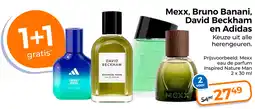 Trekpleister Mexx, Bruno Banani, David Beckham en Adidas aanbieding