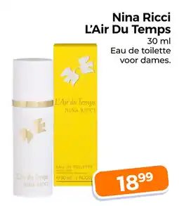 Trekpleister Nina Ricci L'Air Du Temps aanbieding