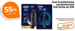 Trekpleister Oral-B elektrische tandenborstel i06 Smile en i09 aanbieding