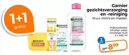 Trekpleister Garnier gezichtsverzorging en reiniging aanbieding