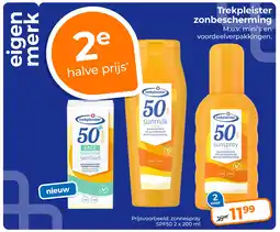 Trekpleister Trekpleister zonbescherming aanbieding
