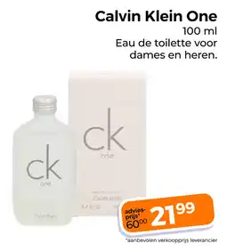 Trekpleister Calvin Klein One aanbieding