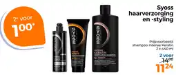 Trekpleister Syoss haarverzorging en styling aanbieding