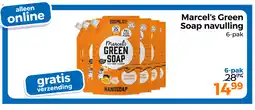 Trekpleister Marcel's Green Soap navulling aanbieding