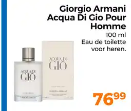 Trekpleister Giorgio Armani Acqua Di Gio Pour Homme aanbieding