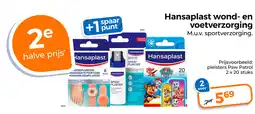 Trekpleister Hansaplast wond en voetverzorging aanbieding