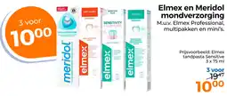 Trekpleister Elmex en Meridol mondverzorging aanbieding