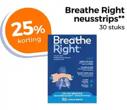 Trekpleister Breathe Right neusstrips aanbieding