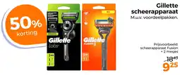 Trekpleister Gillette scheerapparaat aanbieding