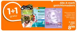 Trekpleister Alle A-merk gezichtsmaskers aanbieding