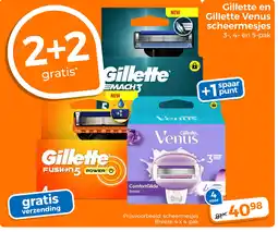 Trekpleister Gillette en Gillette Venus scheermesjes aanbieding