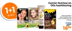 Trekpleister Garnier Nutrisse en Olia haarkleuring aanbieding