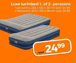 Trekpleister Luxe luchtbed 1 of 2 persoons aanbieding