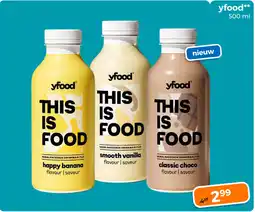Trekpleister Yfood aanbieding