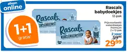 Trekpleister Rascals babydoekjes aanbieding