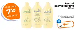 Trekpleister Zwitsal babyverzorging aanbieding