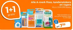 Trekpleister Alle A-merk floss, tandenstokers aanbieding