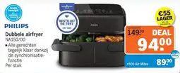 Albert Heijn PHILIPS Dubbele airfryer aanbieding