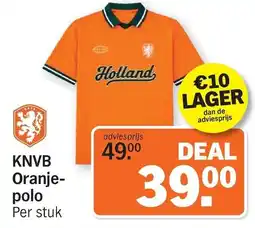 Albert Heijn KNVB Oranje polo aanbieding