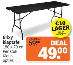 Albert Heijn Brixy klaptafel aanbieding