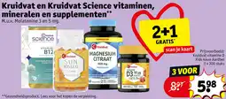 Kruidvat Kruidvat en Kruidvat Science vitaminen, mineralen en supplementen aanbieding