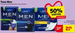 Kruidvat Tena Men aanbieding