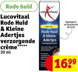 Kruidvat Lucovitaal Rode Huid & Kleine Adertjes verzorgende crème aanbieding