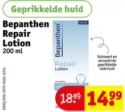 Kruidvat Bepanthen Repair Lotion aanbieding