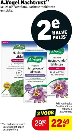Kruidvat A.Vogel Nachtrust aanbieding