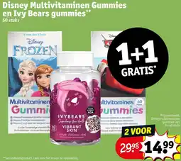 Kruidvat Disney Multivitaminen Gummies en Ivy Bears gummies aanbieding