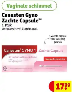 Kruidvat Canesten Gyno Zachte Capsule aanbieding