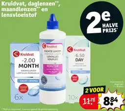 Kruidvat Kruidvat, daglenzen, maandlenzen en lensvloeistof aanbieding