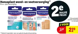 Kruidvat Hansaplast wond en voetverzorging aanbieding