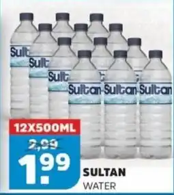 Sahan Supermarkten Sultan Water aanbieding