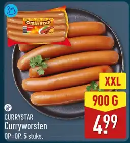 ALDI CurryStar Curryworsten XXL aanbieding