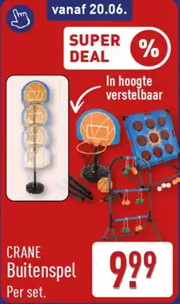 ALDI Crane Buitenspel aanbieding